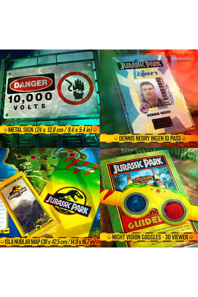 Jurassic Park, The Lost Memories Kit, 21 Piece Set, Alternate, color, Multicolored