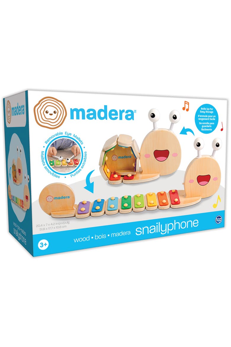Snailyphone Snaildesigned 8Key Xylophone,Ages 3+, Main, color, Multicolored