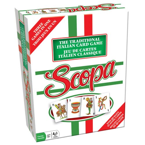 Outset Media Scopa The Traditional Italian Card Game in Multicolored 