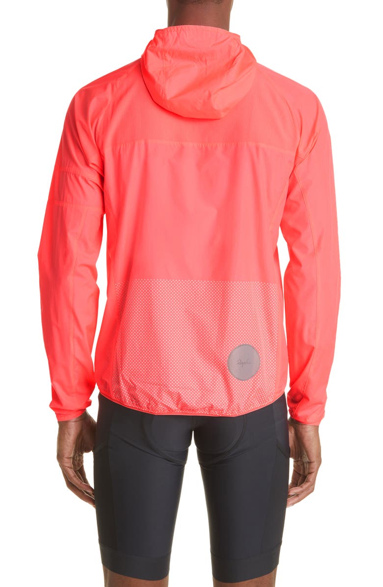 Rapha Commuter Lightweight Packable Hooded Jacket, Alternate, color, Hi-Vis Pink
