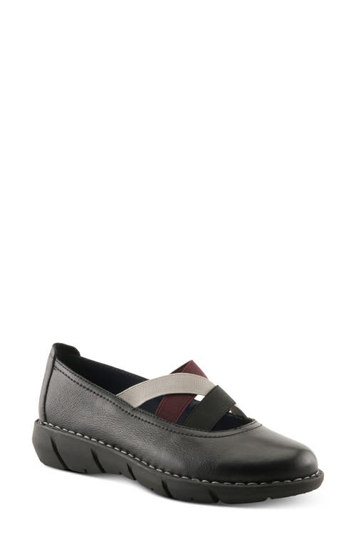 Spring Step Jax Mary Jane Wedge In Black