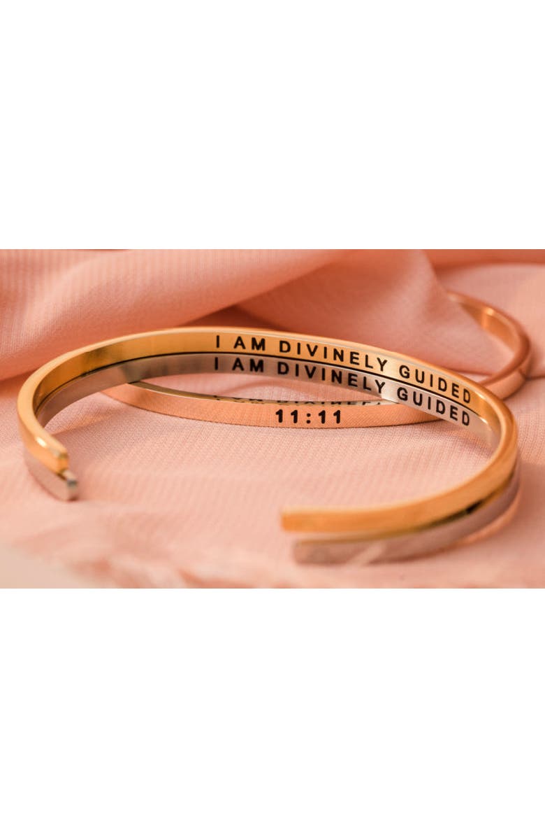 Mantra Angel Number 1111 bracelet, Alternate, color, Silver