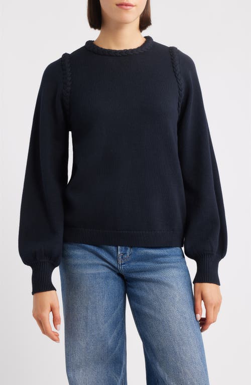 Hatley Braided Sweater in Black  product