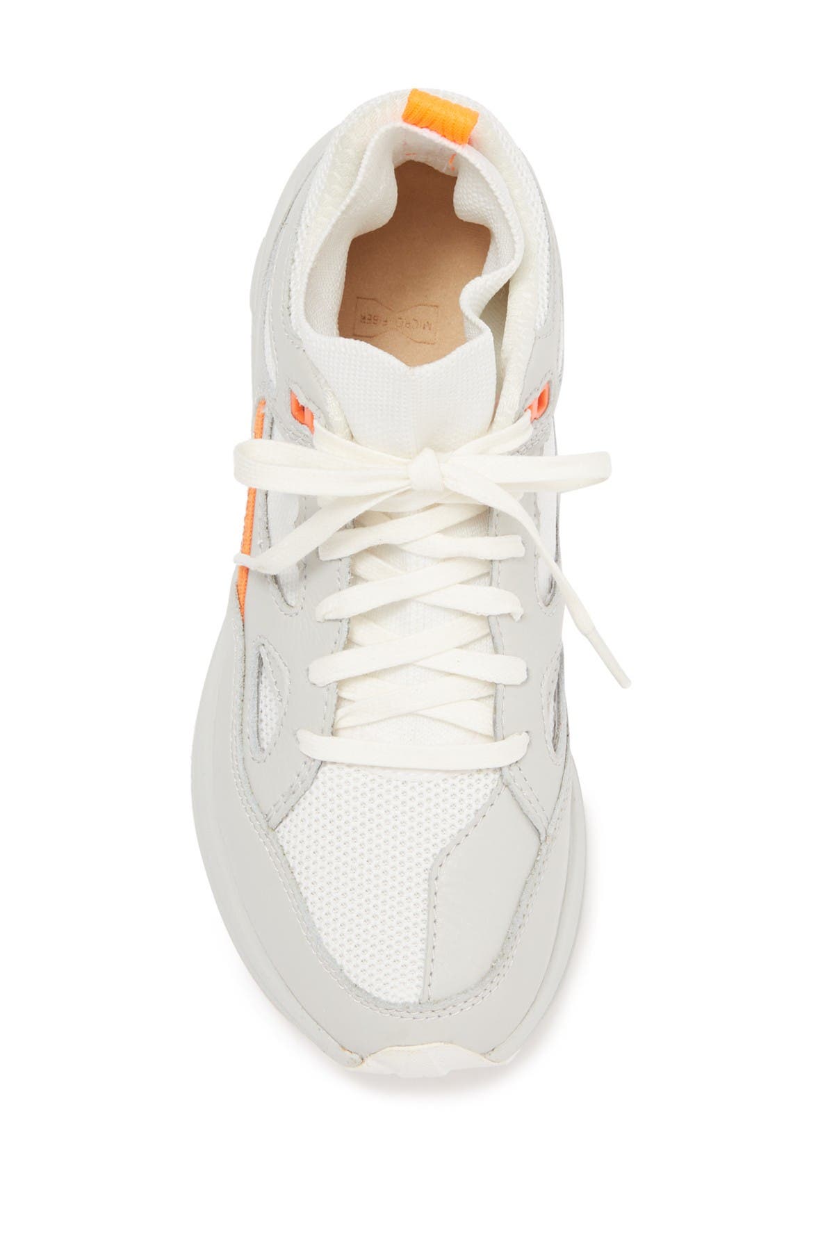 Aura Sneaker, Alternate, color, WHITE ORANGE