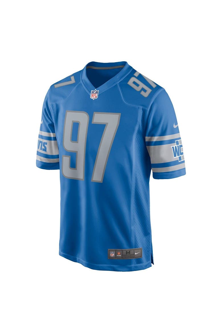 Youth Nike Aidan Hutchinson Blue Detroit Lions Game Jersey, Alternate, color, Blue