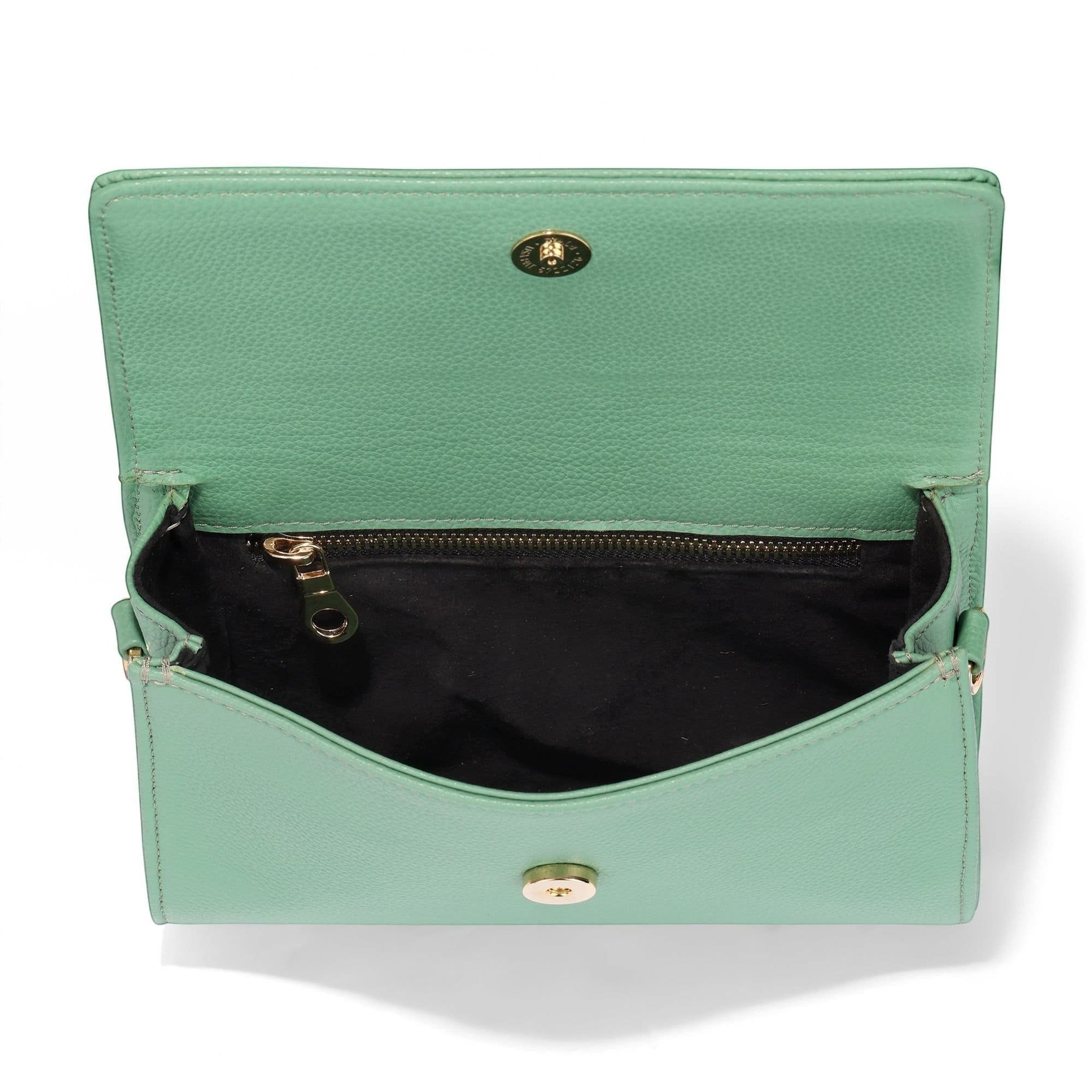 Charley Leather Crossbody, Alternate, color, Sage