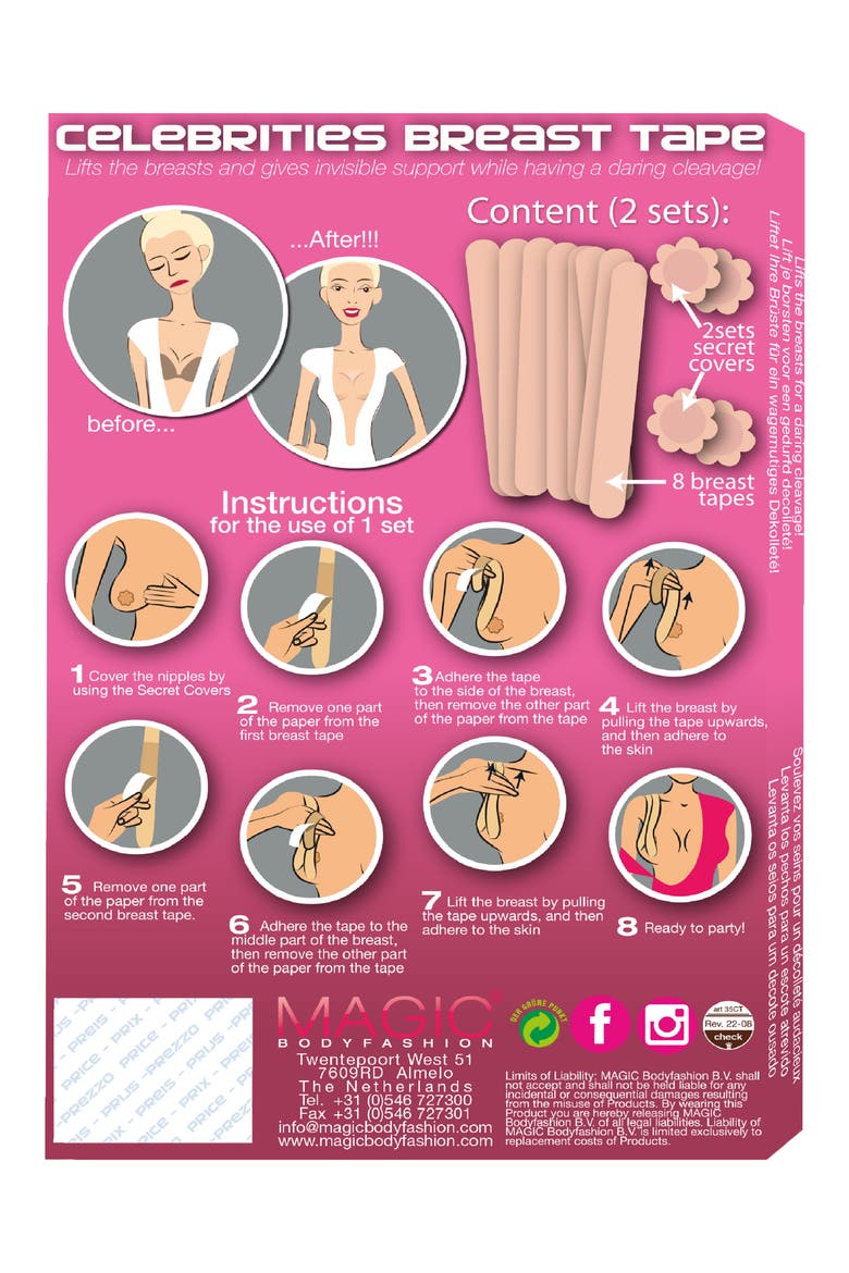 Celebrities Breast Tape, Alternate, color, LATTE