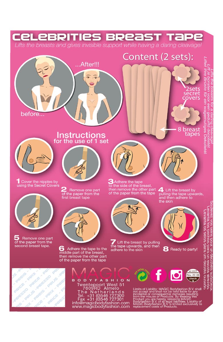 MAGIC Bodyfashion Celebrities Breast Tape, Alternate, color, Latte