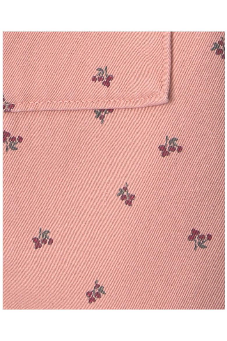 Kids' Floral Organic Cotton Twill Overalls, Alternate, color, PINK FLORAL