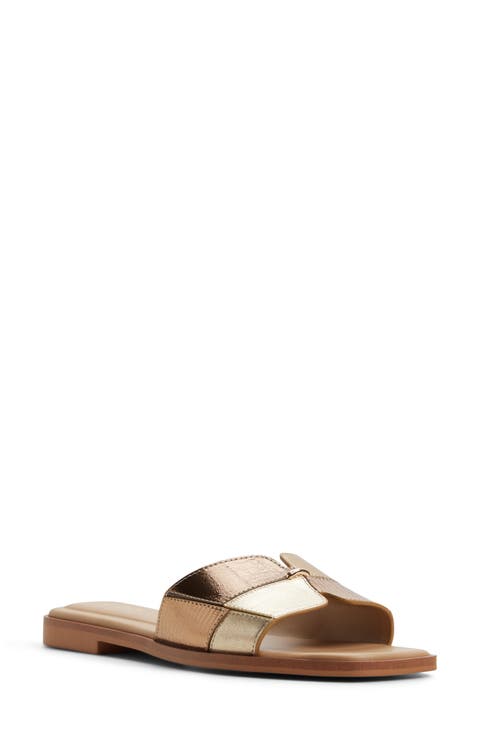 Itsandalmix Leather Slide Sandal