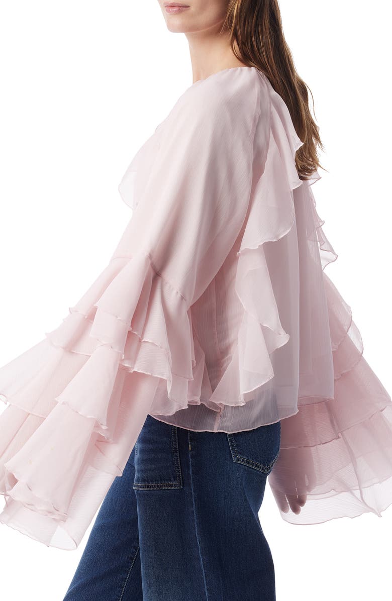 DO by Dee Ocleppo Jovanna Ruffle Top, Alternate, color, Pale Lilac