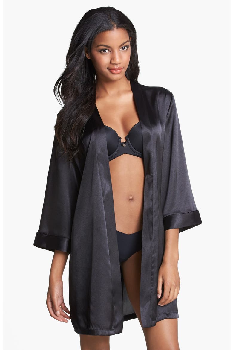 Kimono Robe, Main, color, BLACK