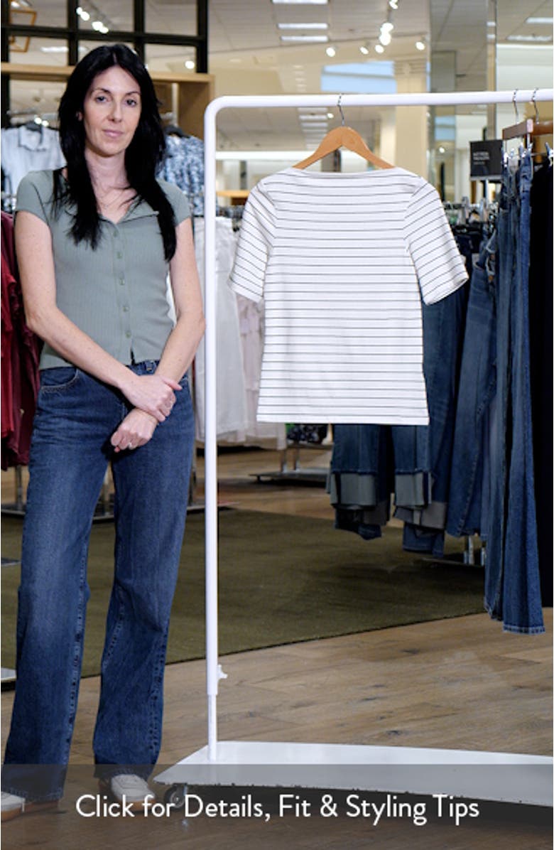 Boat Neck T-Shirt, sales video thumbnail