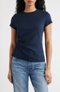 Madewell Asymmetric Ruched Jersey T-Shirt