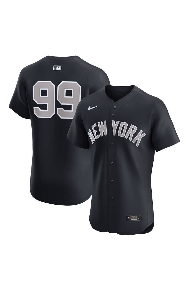 Nike Men's Nike Aaron Judge Navy New York Yankees Alternate Elite Jersey, Main, color, Navy