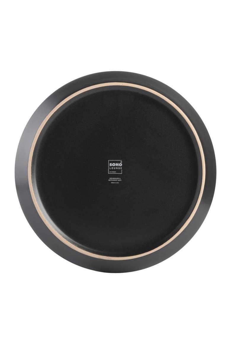 Soho Lounge Sofia Coupe Stoneware Dinnerware Set, Alternate, color, Grey