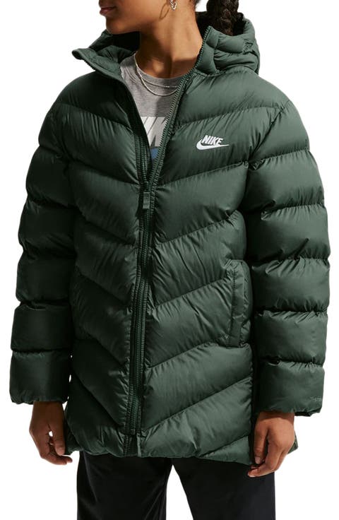 Kids' Sportswear All Day Play Therma-FIT Mid Length Puffer Jacket