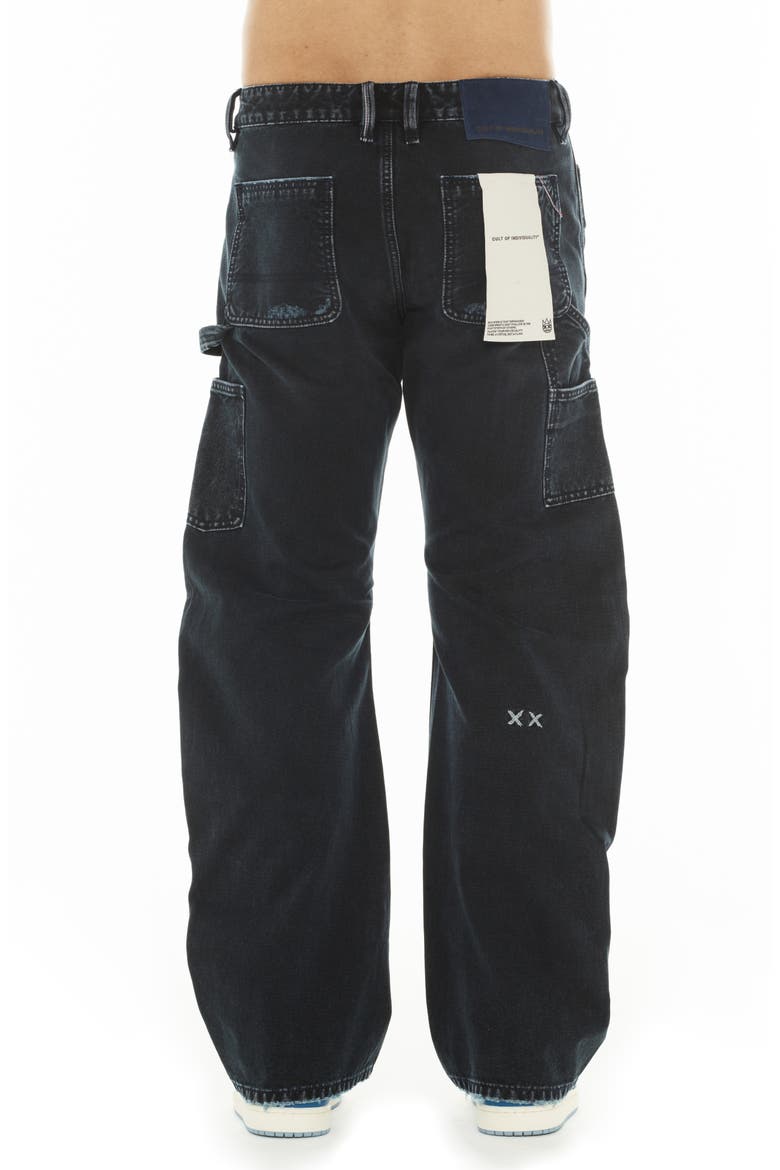 Grunge Carpenter Jeans, Alternate, color, VINTAGE NAVY