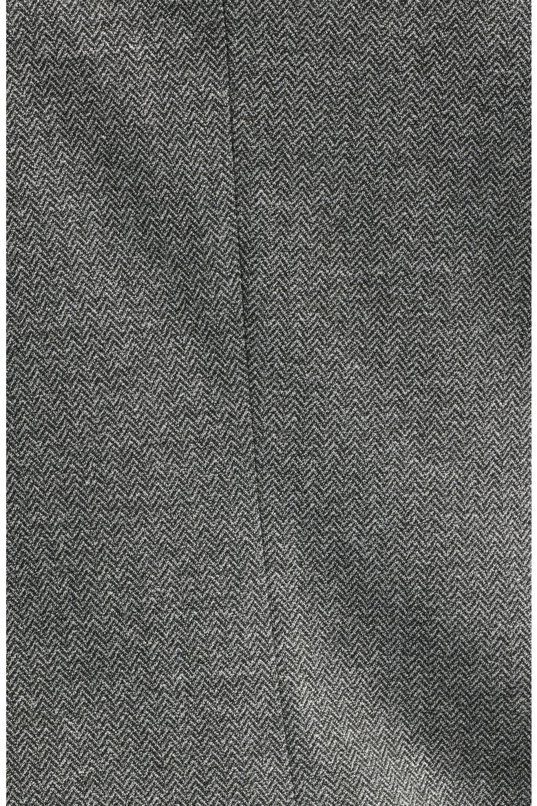 Herringbone One-Button Blazer, Alternate, color, ANNE BLACK/ GREY