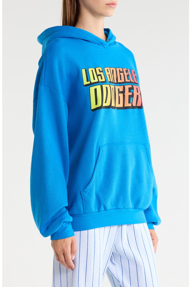 Los Angeles Dodgers Graphic Hoodie, Alternate, color, OCEAN