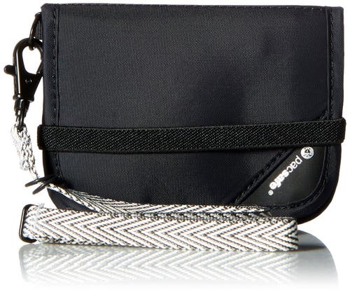 Pacsafe Rfidsafe V50 Anti Theft Rfid Blocking Compact Wallet Black
