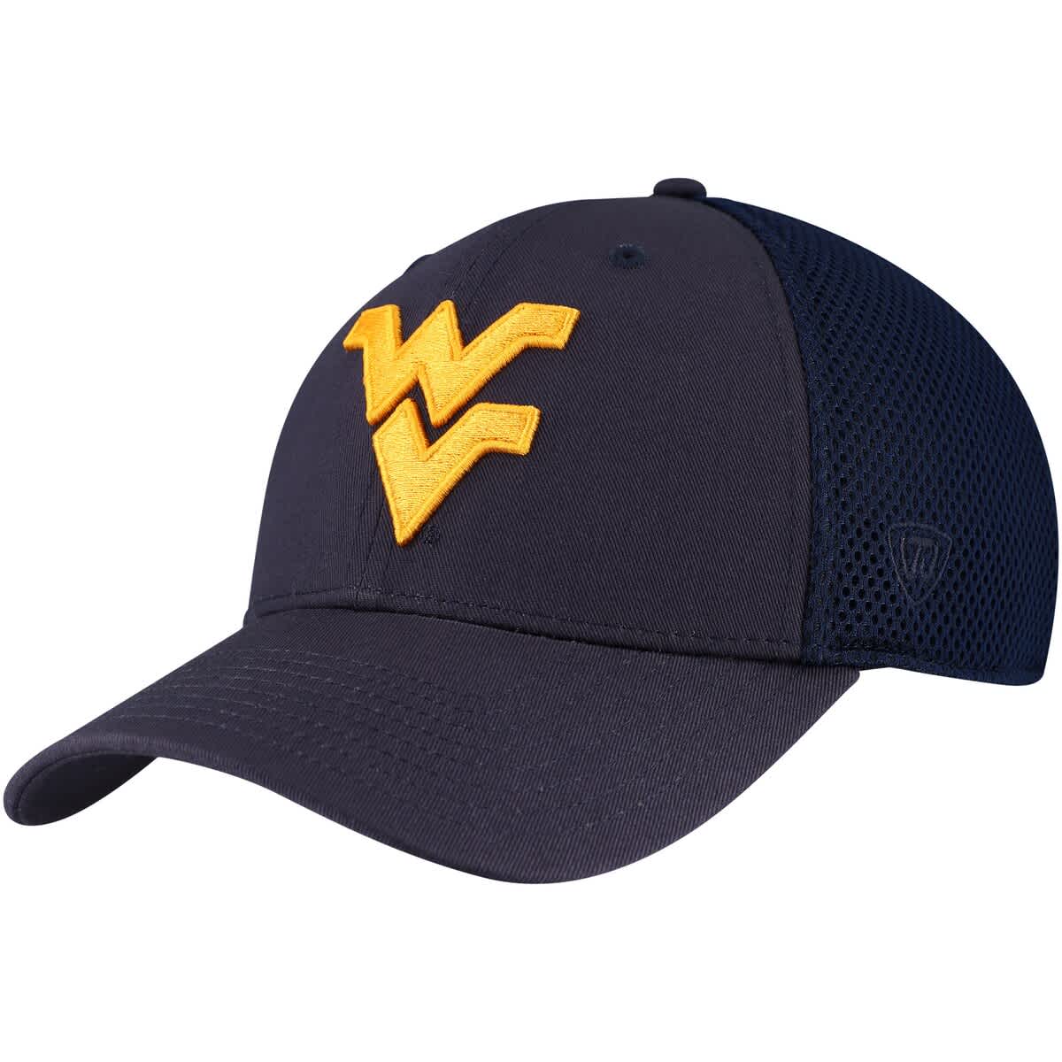 Top Of The World Navy West Virginia Mountaineers Spacer Flex Hat