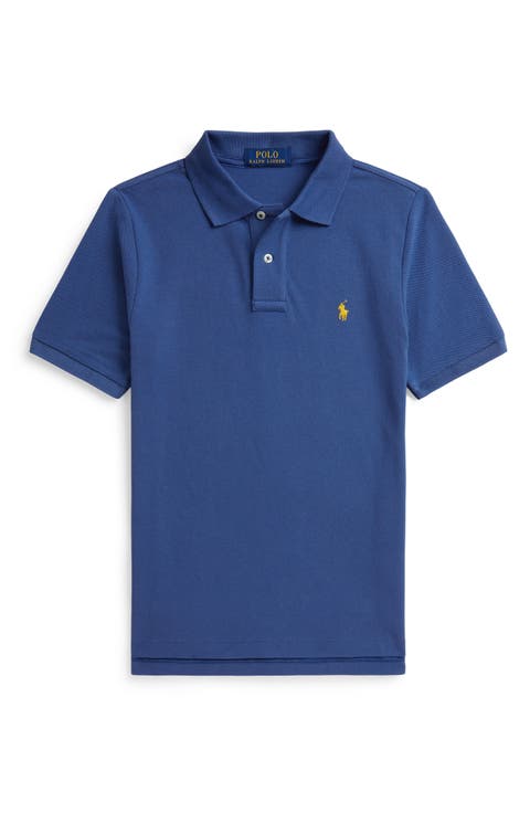 Kids' Cotton Piqué Polo
