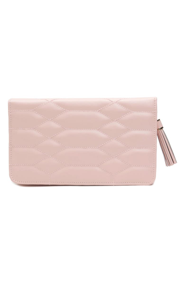 WOLF Caroline Quilted Jewelry Portfolio, Alternate, color,