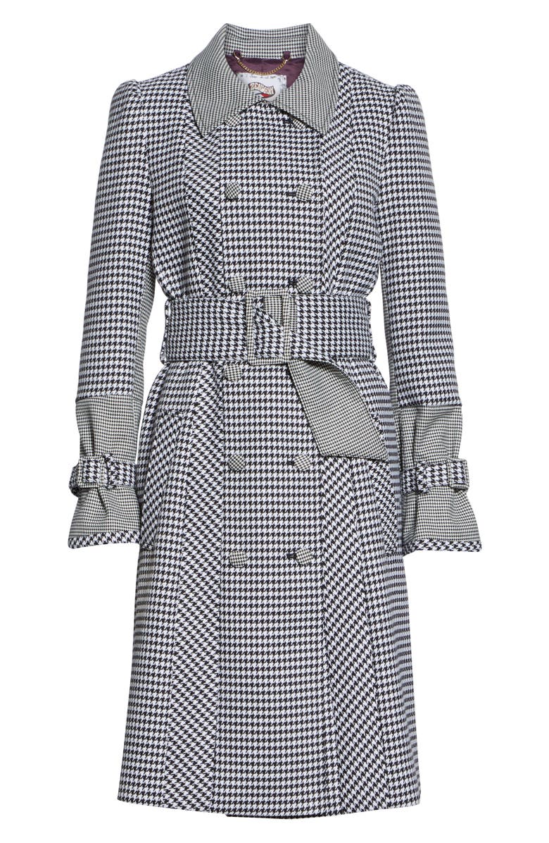 Tommy Hilfiger Tommy x Zendaya Houndstooth Trench Coat, Alternate, color,