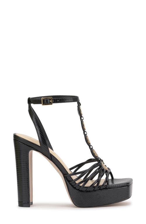 Jessica Simpson Colero Ankle Strap Platform Sandal In Black