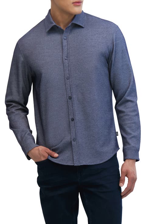 Metro Long Sleeve Button-Up Shirt
