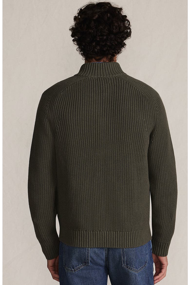 Long Sleeve Drifter Full Zip Cardigan Sweater, Alternate, color, Forest Moss