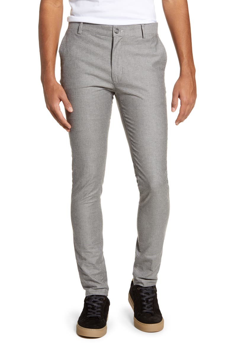 Stretch Skinny Fit Chinos, Main, color, GREY