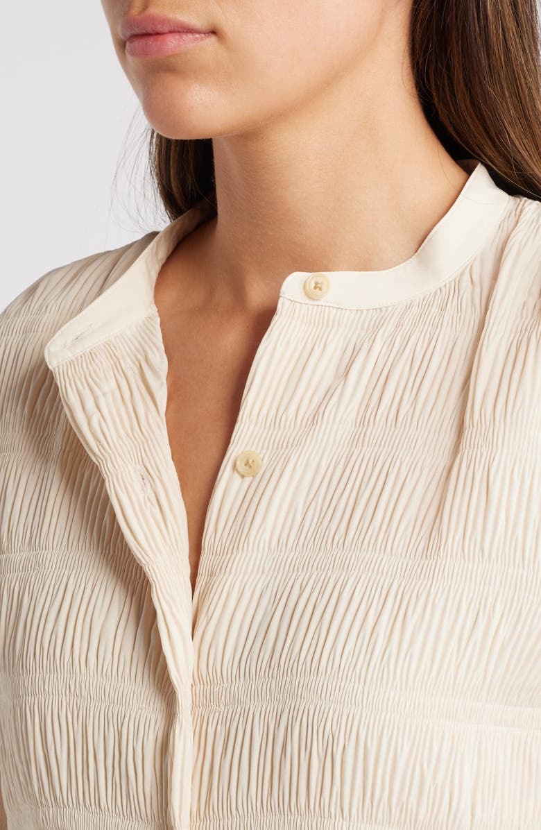rag & bone Belle Shirred Top, Alternate, color, Ivory
