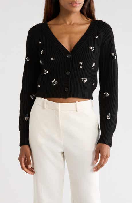 Novah Embellished Rib Cardigan