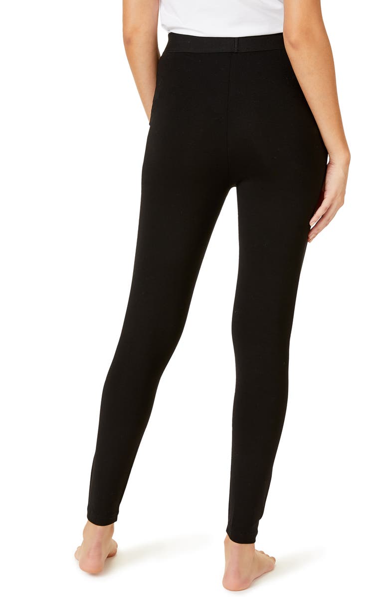 The White Company Satin Waistband Leggings, Alternate, color, 