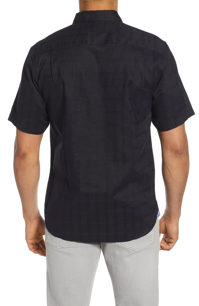 Tommy Bahama Costa Capri Classic Fit Short Sleeve Linen Blend Button-Up Shirt, Alternate, color,