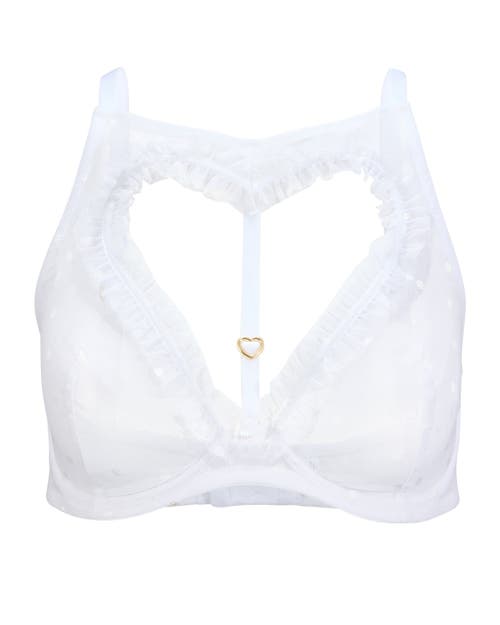 Adore Me Kalila Unlined Plunge Bra In White