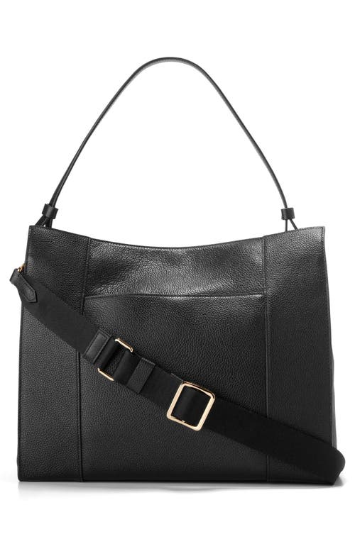 Cole Haan Carryall Leather Satchel In Black