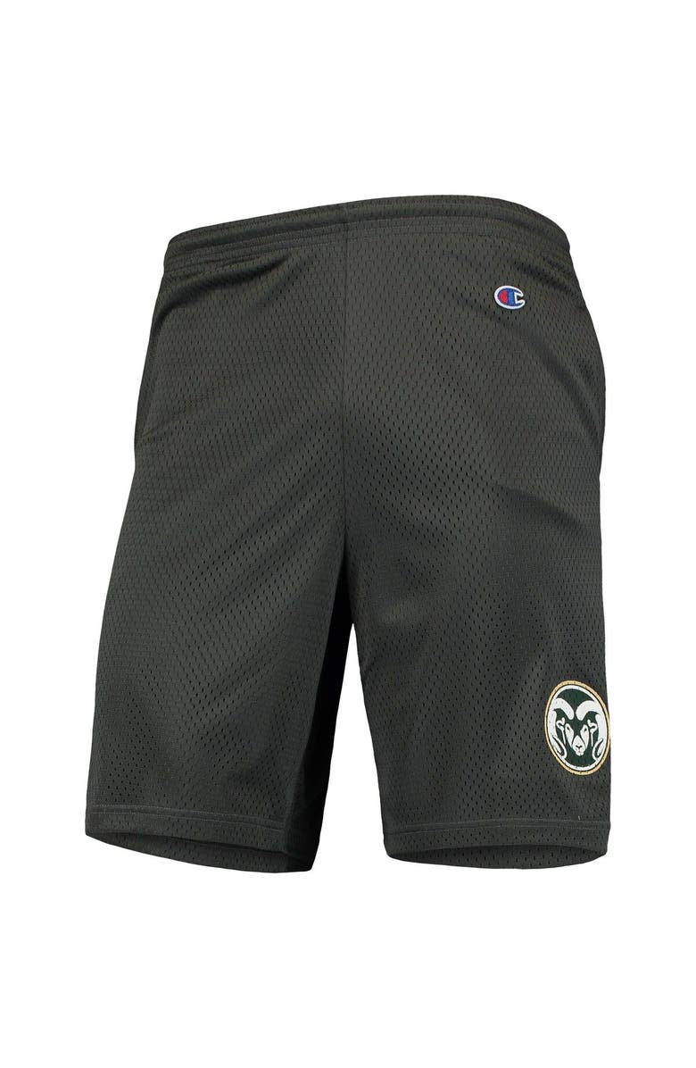 Champion Men's Champion Charcoal Colorado State Rams College Mesh Shorts, Main, color,