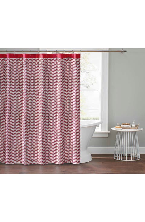 Utica Long Step Shower Curtain