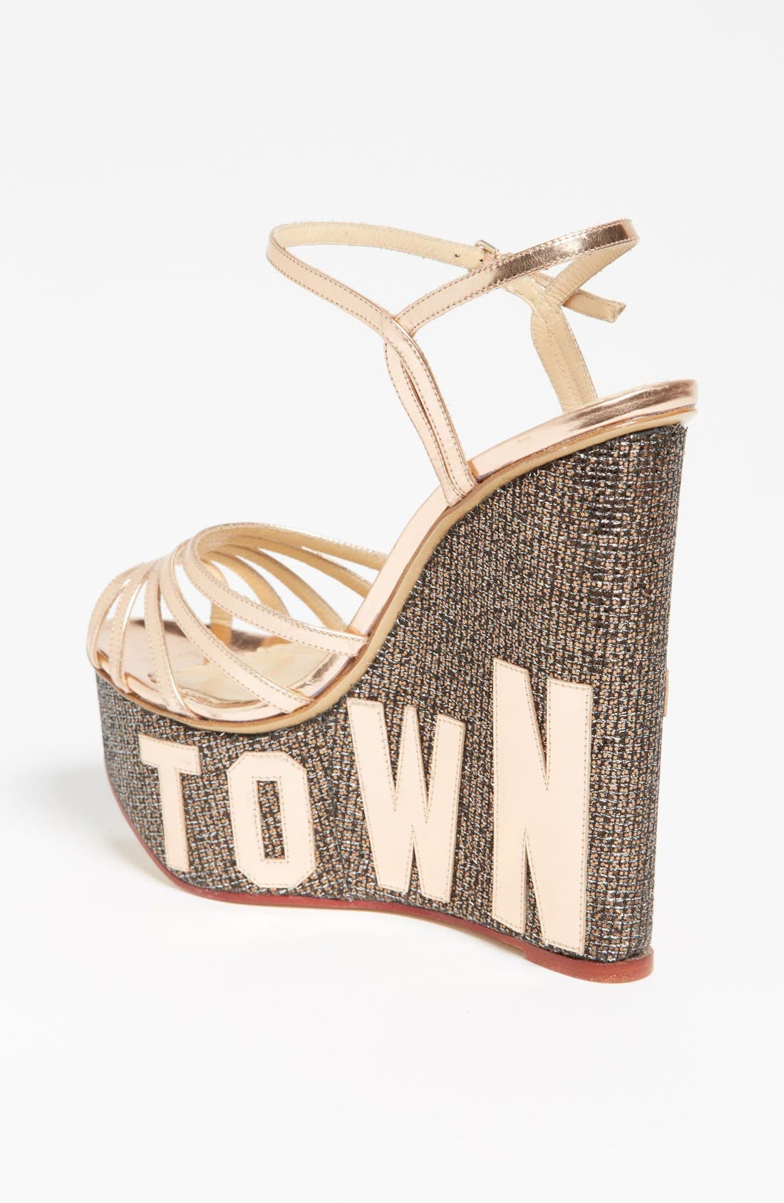 Charlotte Olympia 'Tinseltown' Sandal, Alternate, color, 