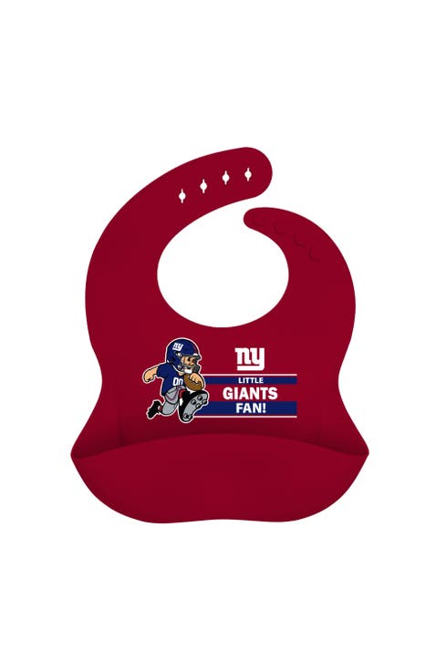 BabyFanatic Officially Licensed Unisex Silicone Baby Bib - NFL New York Giants