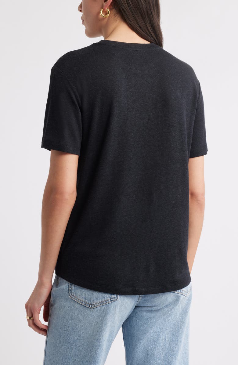 Caslon<sup>®</sup> Easy T-Shirt, Alternate, color, Black