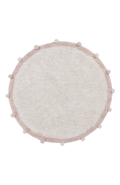 Bubbly Washable Cotton Area Rug