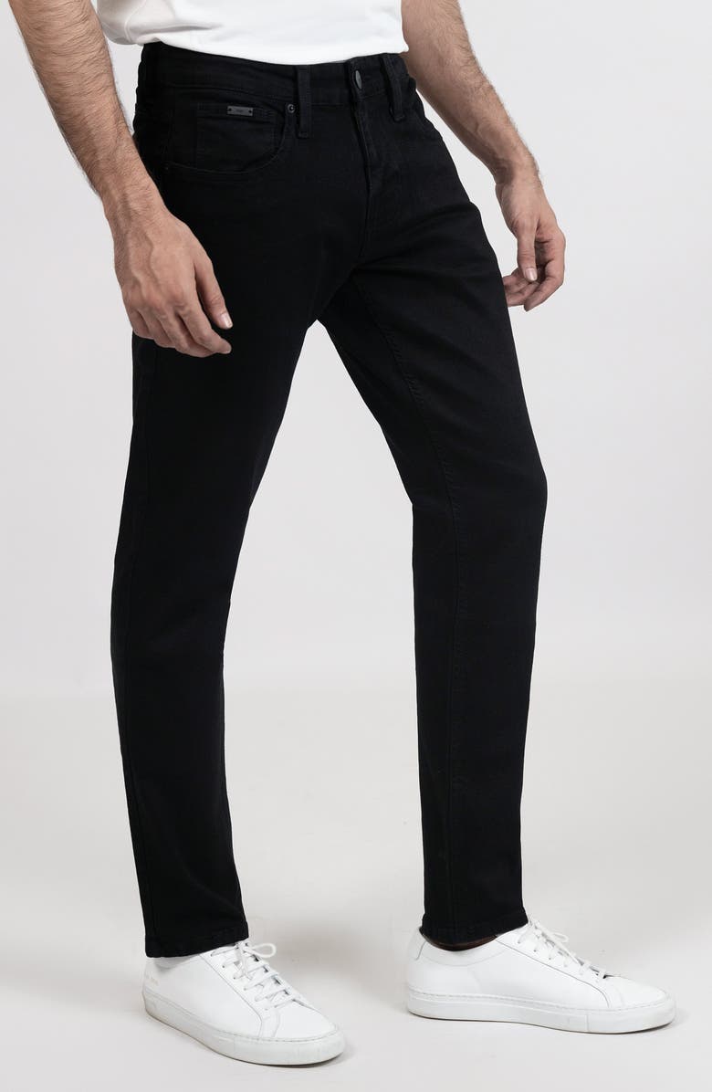 BRISK Lift Black Rinse Wash Jeans, Alternate, color, Slim Fit