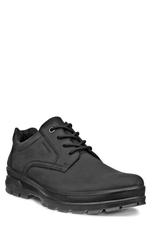 Ecco Track Waterproof Plain Toe Derby In Black