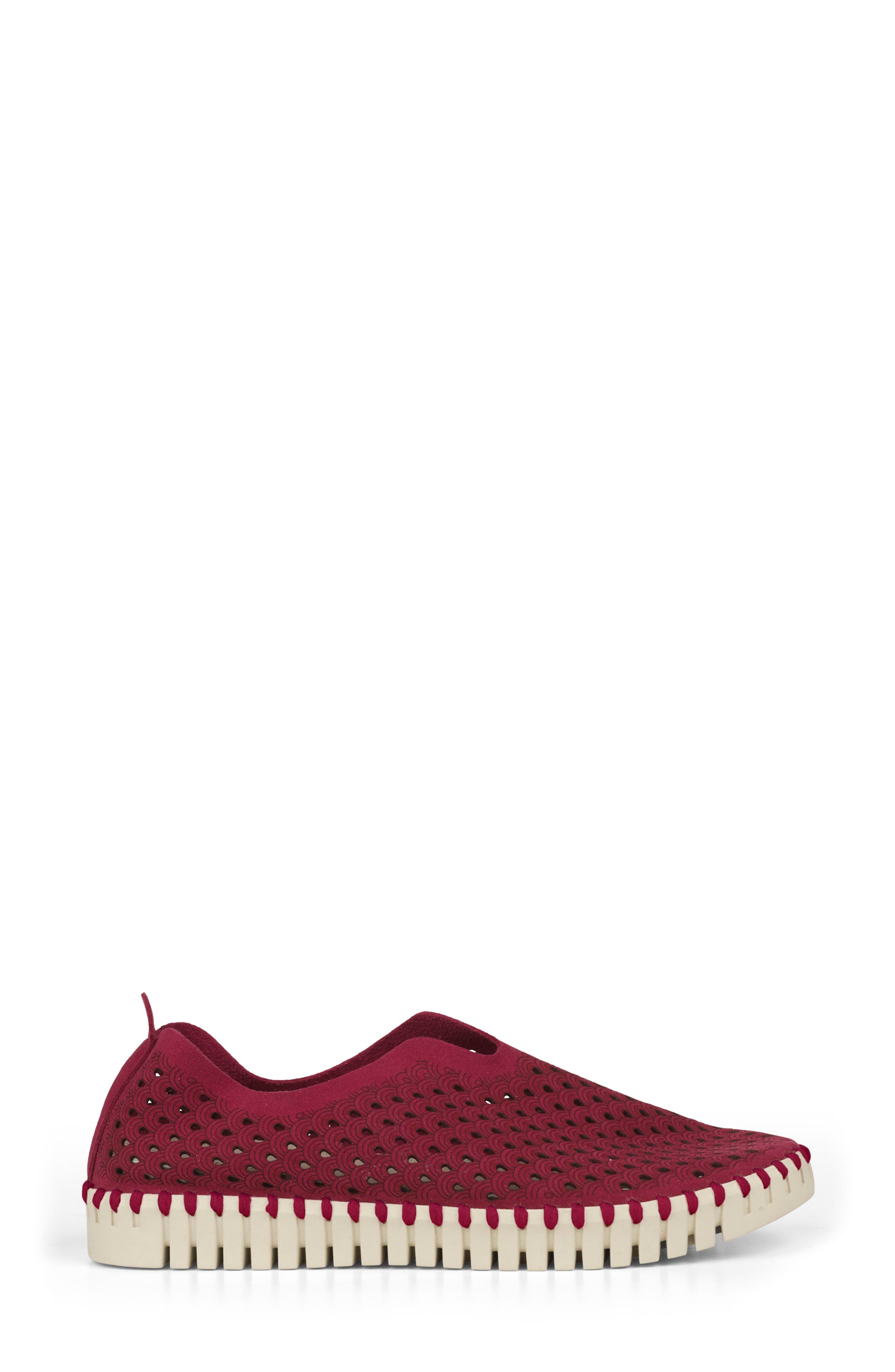 Tulip 139 Perforated Slip-On Sneaker, Alternate, color, CERISE FABRIC