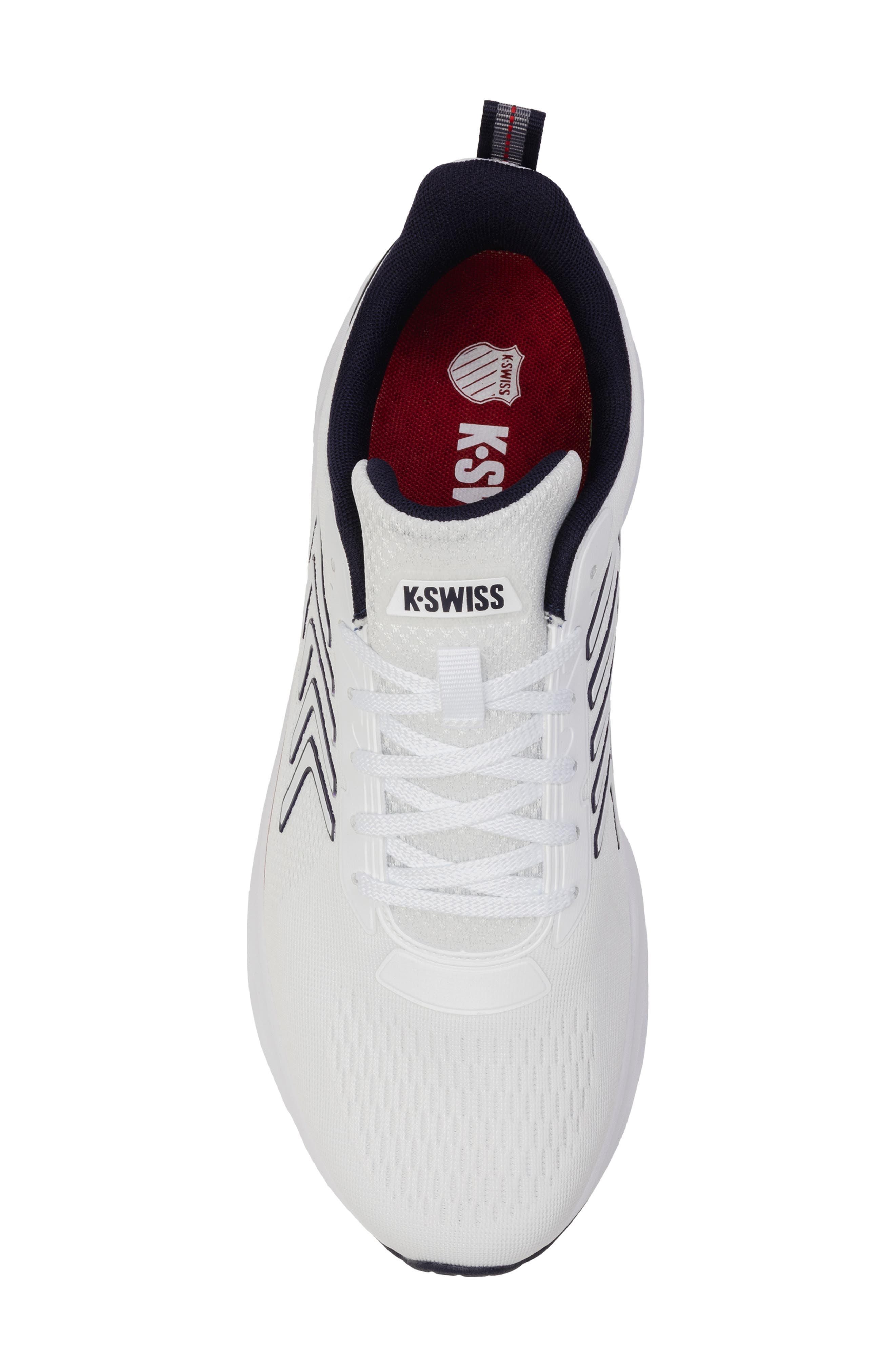 Melrose Tube Lite Sneaker, Alternate, color, WHITE/ NAVY/ RED