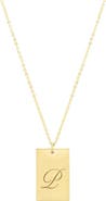 Set & Stones Stella Initial Necklace